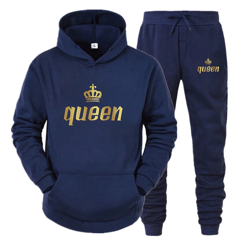 Hoodie - King et Queen - Duo confortable, imprimé durable, parfait pour les couples