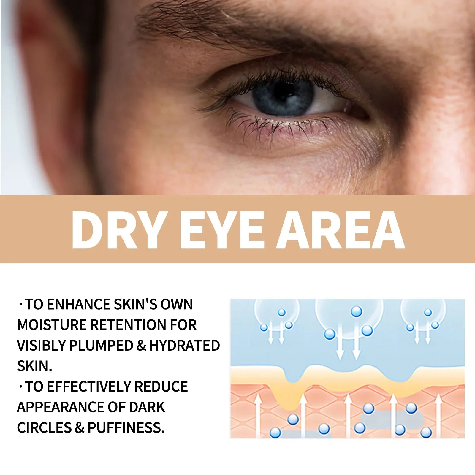 Crème contour des yeux, Ice Lifting, Anti-cernes et fermeté
