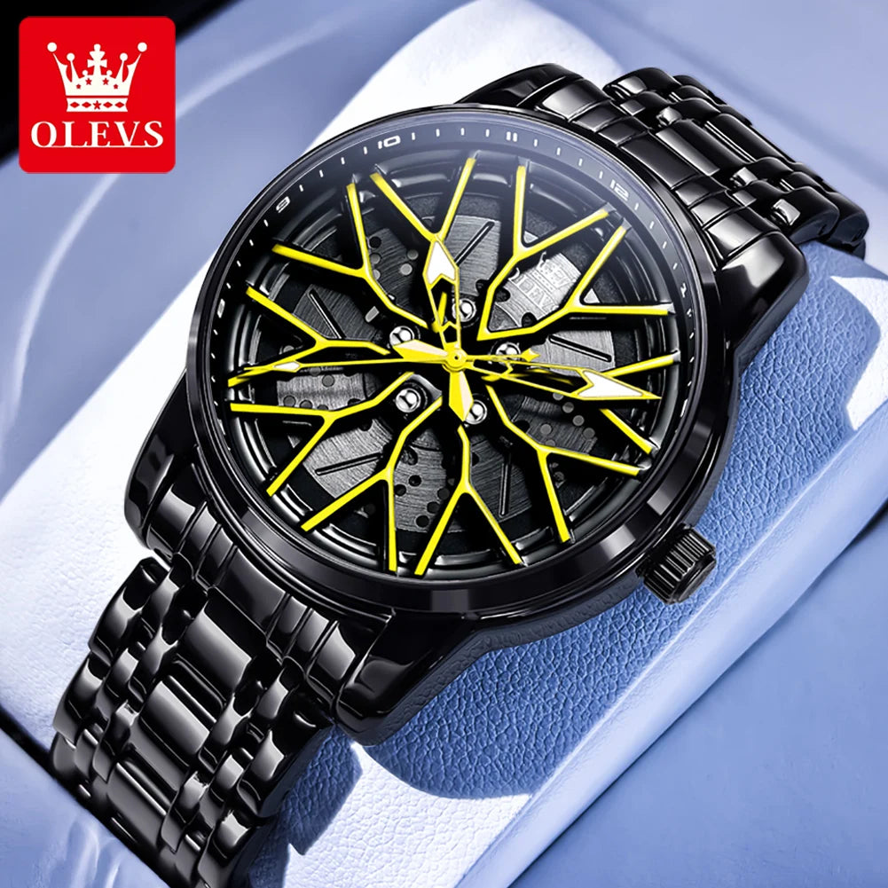 Montre squelette Élégance en acier inoxydable