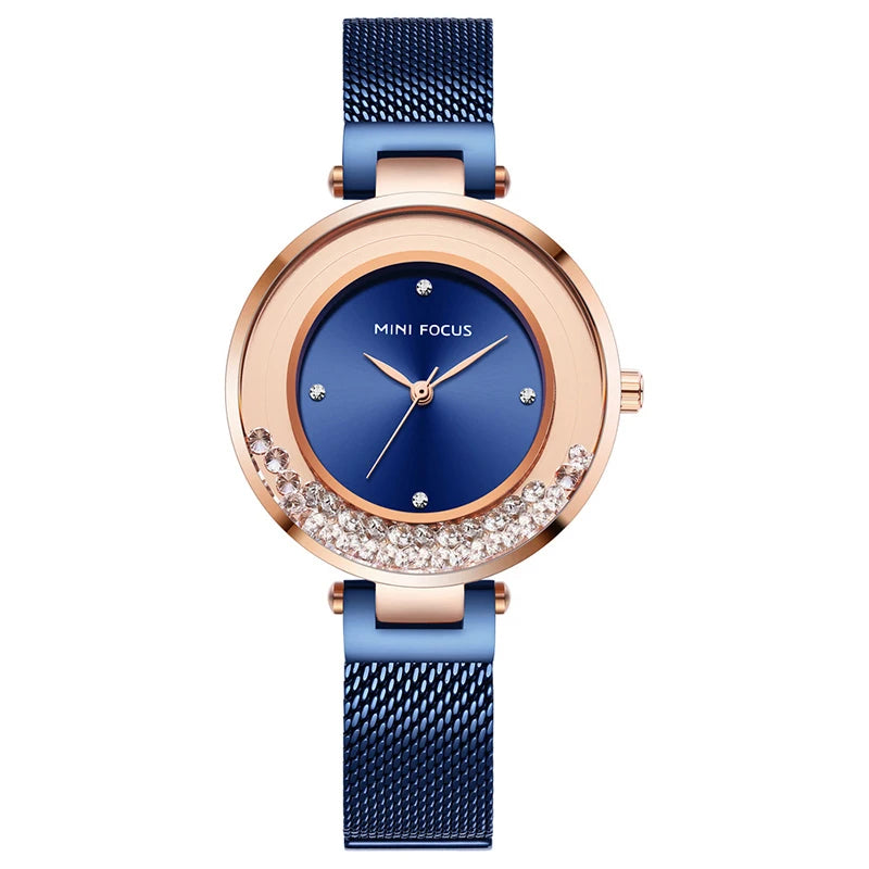 Montre femme tendance Mini focus, Cadran créatif et design étanche