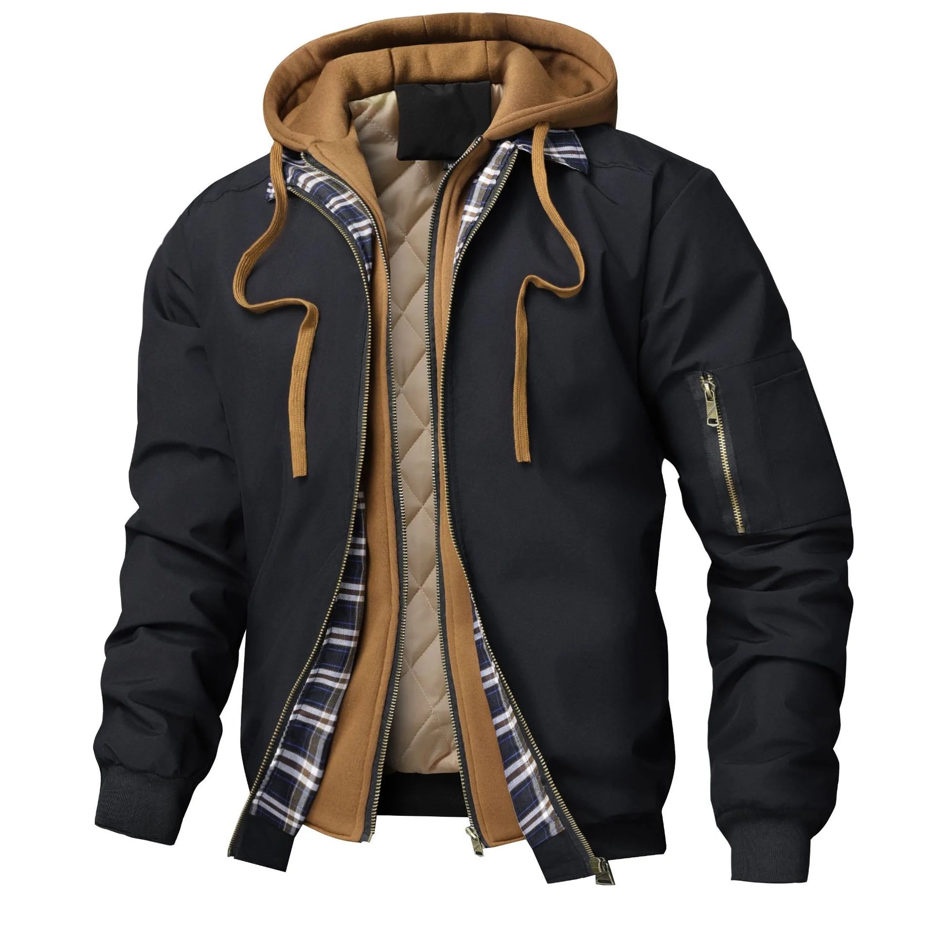 Veste New Fashion - Color -Block - Coupe courte, style superposé, confort premium