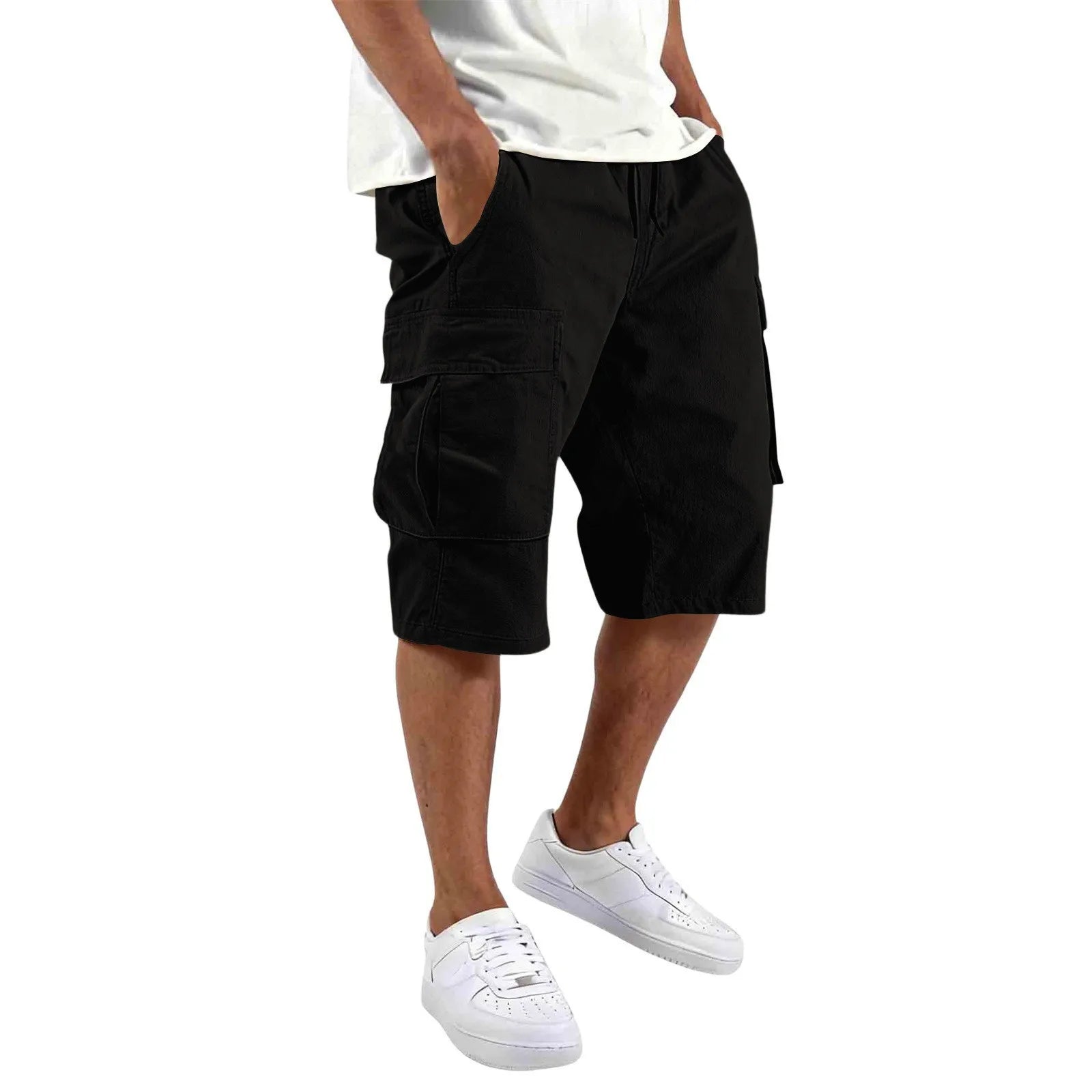 Short Cargo - Utility-Multi-poches, taille élastique et confort estival