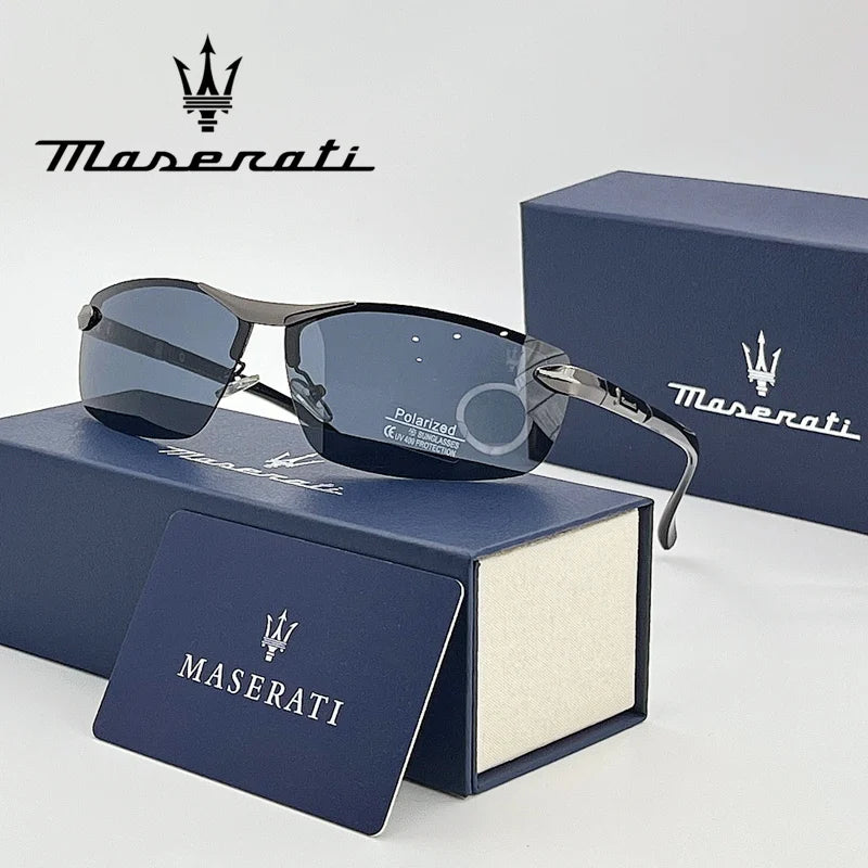MASERATI Luxury Sunglasses High End for Men Women Polarized UV400 Driving Glasses Classic Style Premium Quality Fashion Design