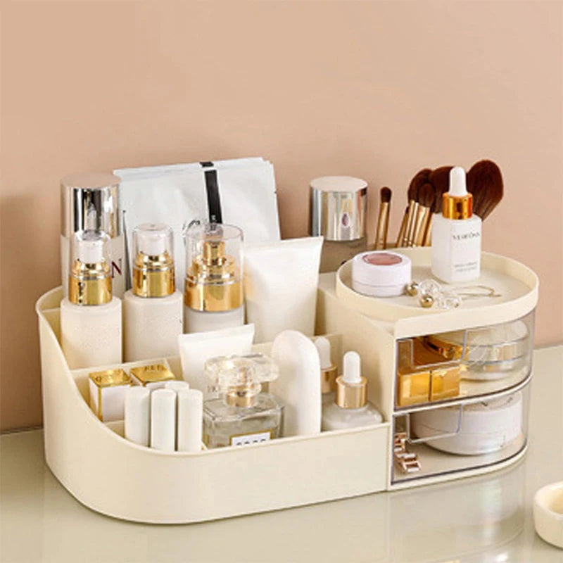 Station de Rangement Maquillage - Élégance et Modulaire