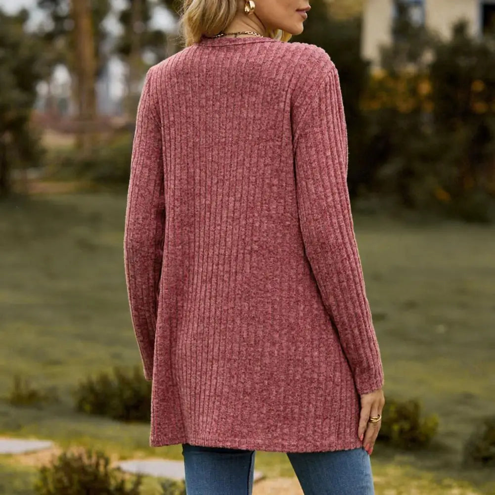 Cardigan Tricoté - Cozy Chic - Boutonné et Pratique pour l'Automne