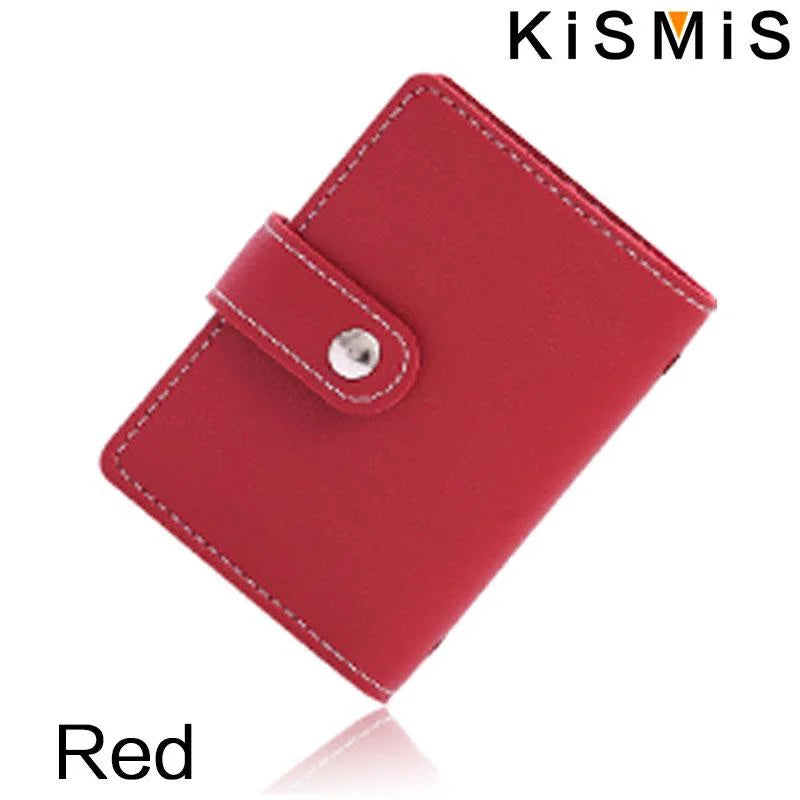 Portefeuille en cuir pour cartes - Protection RFID avec 26 compartiments
