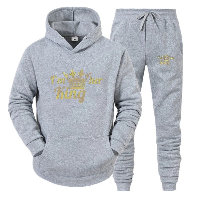 Hoodie - King et Queen - Duo confortable, imprimé durable, parfait pour les couples