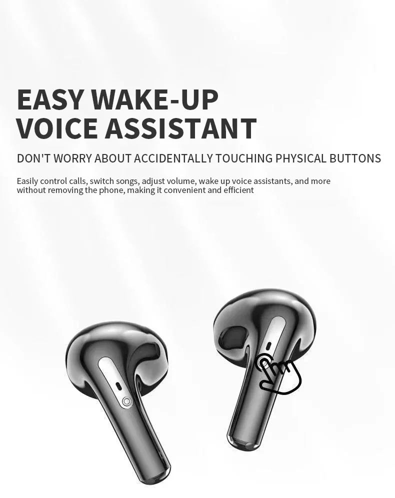 J97 TWS Bluetooth Earphone True Wireless Earbuds In-Ear Headphones Touch Control Waterproof Sports Headest With Mic For Phone