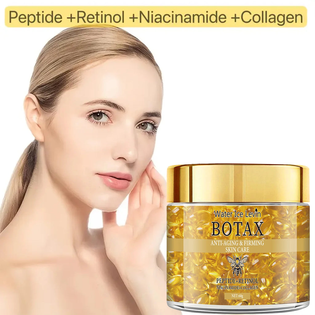 Retinol Firming and Lifting Cream, Rich in Peptides, Collagen, and Hyaluronic Acid, Suitable for All Skin Types, Tightens and Smooths Skin, Makes Skin Look Younger, and Provides Deep Hydration