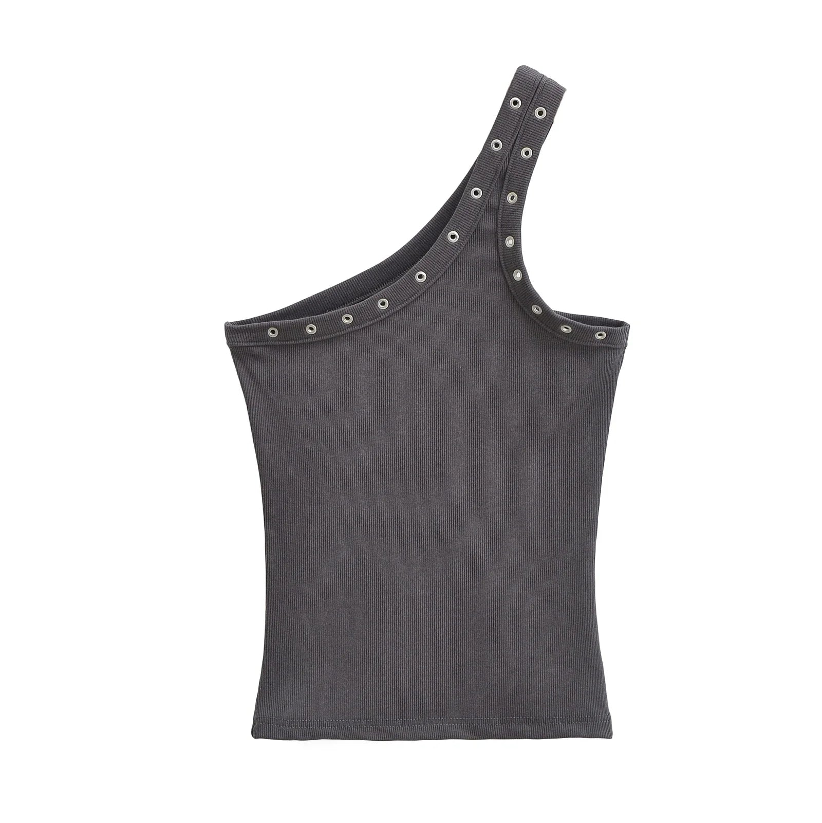 Design Sense Niche Slim Shoulder Slim Sling Summer Slim Chic Shoulder Vest Women Y2k Tops