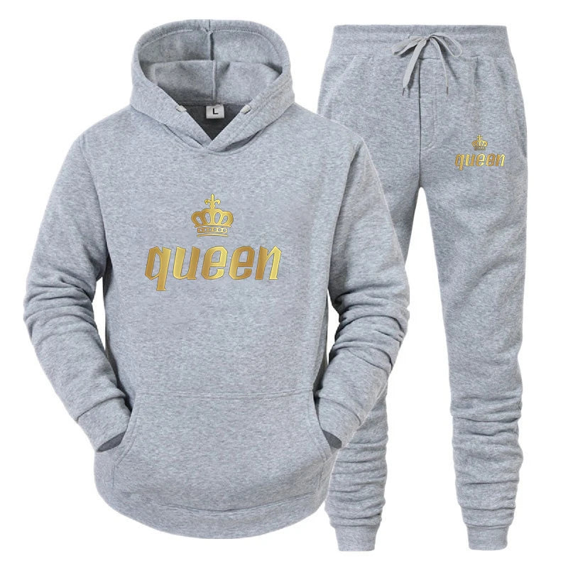 Hoodie - King et Queen - Duo confortable, imprimé durable, parfait pour les couples
