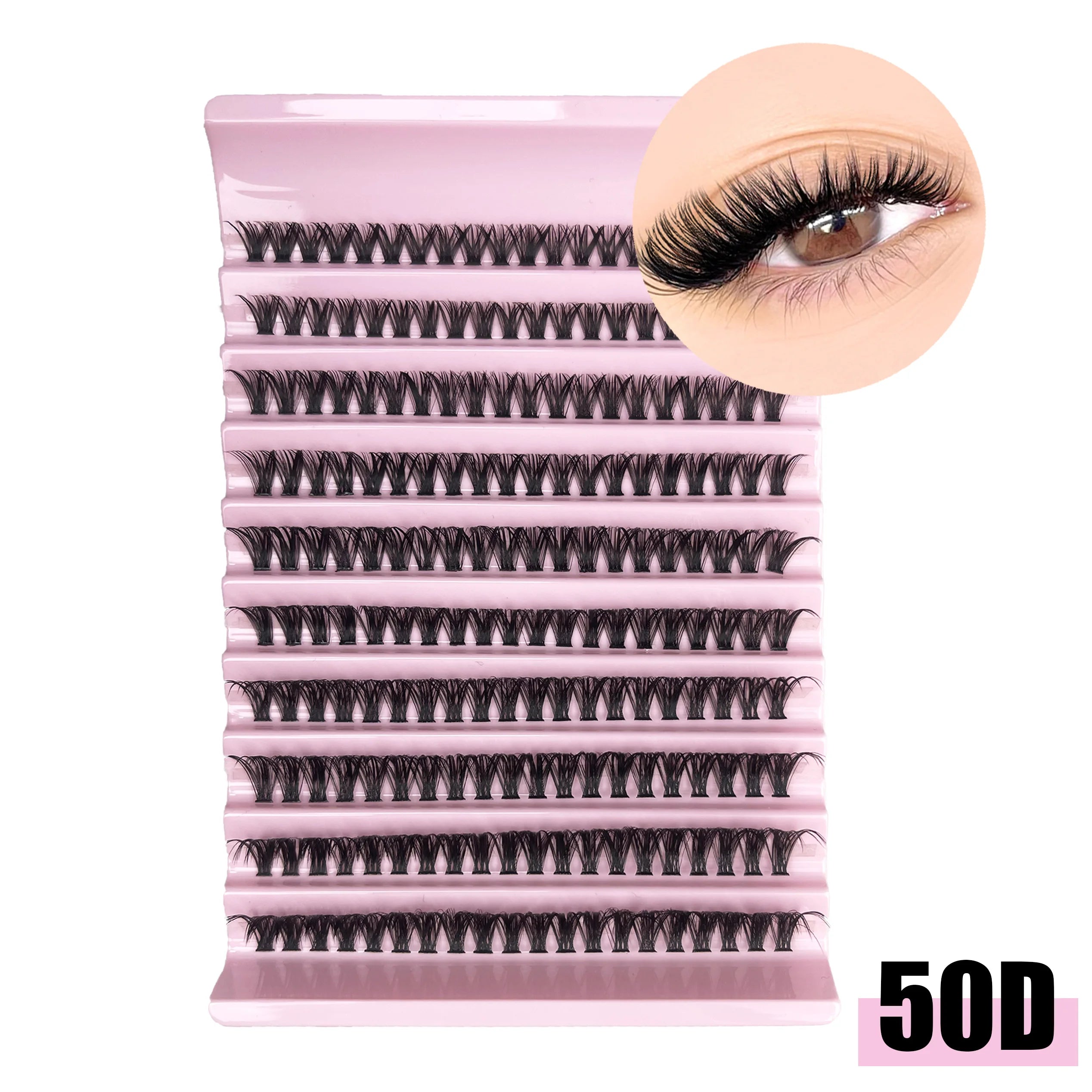 Extensions de Cils individuelles - Effet Naturel Style Salon à la Maison