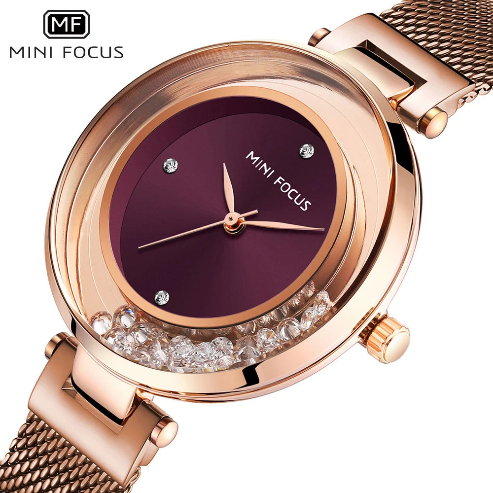 Montre femme tendance Mini focus, Cadran créatif et design étanche