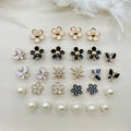 [ZY]3D Cute Pearl Shoe Charms Set For Slide Sandals Garden Shoes DIY Clogs Decoration Shoe Buckle Pins Shoe Decoration Gifts[ZY]